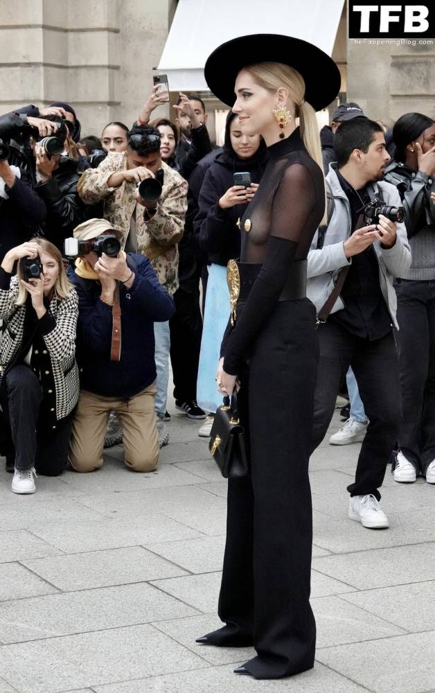Chiara Ferragni Looks Stunning Without a Bra in Paris - #29