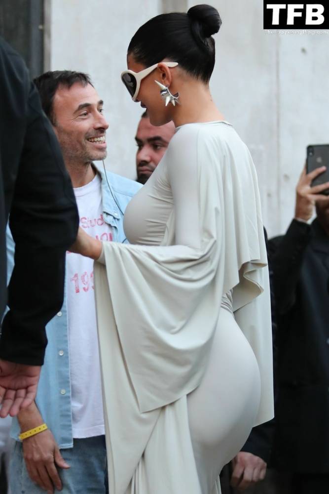 Kylie Jenner Flaunts Her Curves in a White Dress During Paris Fashion Week - #84