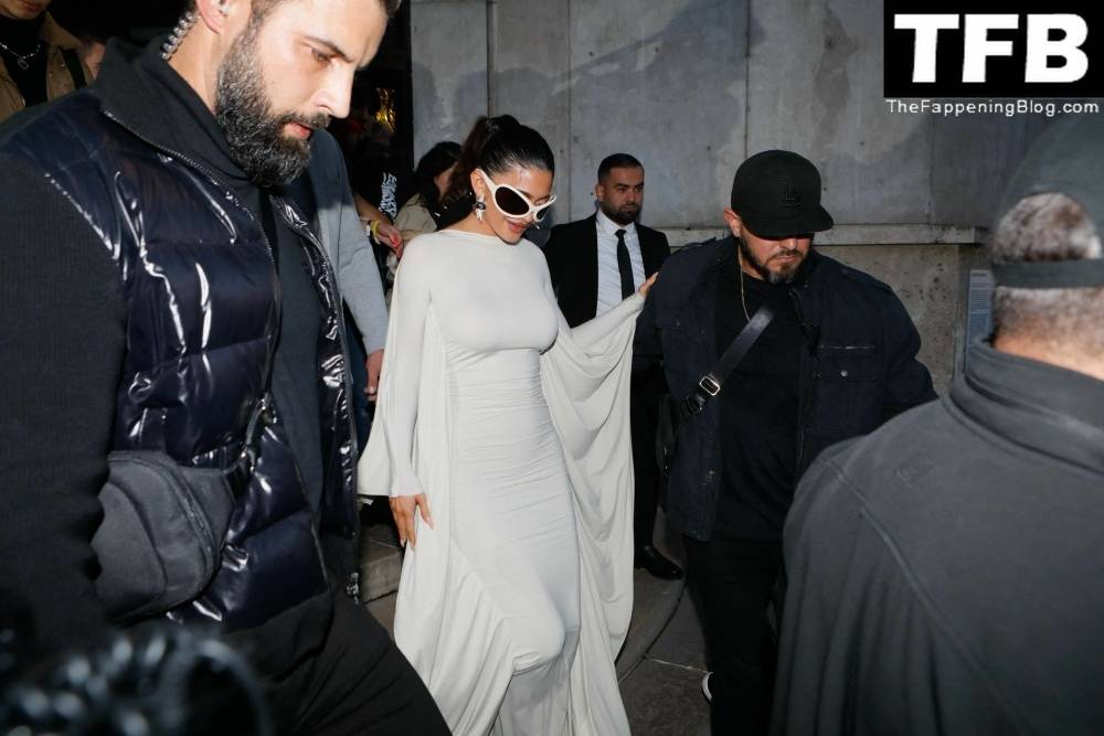 Kylie Jenner Flaunts Her Curves in a White Dress During Paris Fashion Week - #89