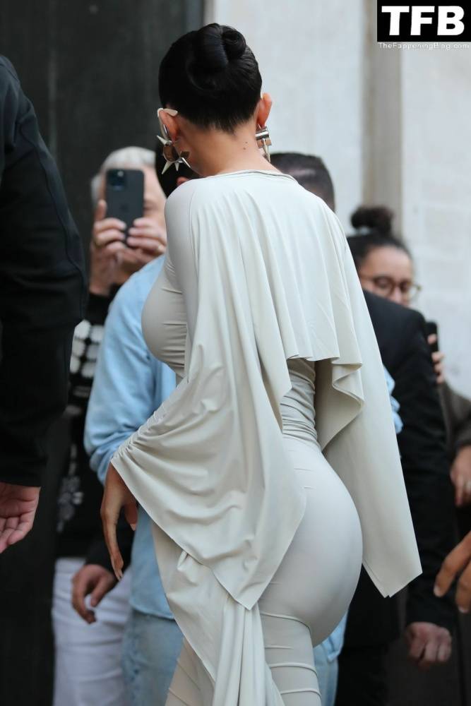 Kylie Jenner Flaunts Her Curves in a White Dress During Paris Fashion Week - #46