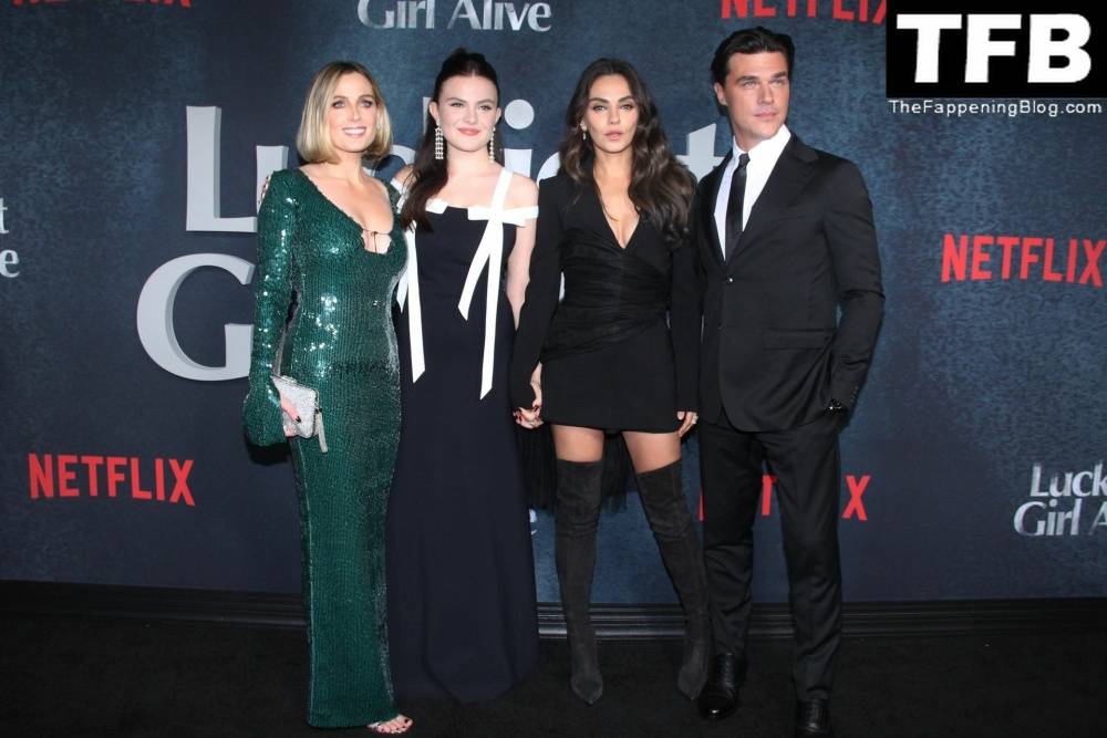 Mila Kunis Poses on the Red Carpet at the New York Premiere of Netflix 19s 18Luckiest Girl Alive 19 - #69