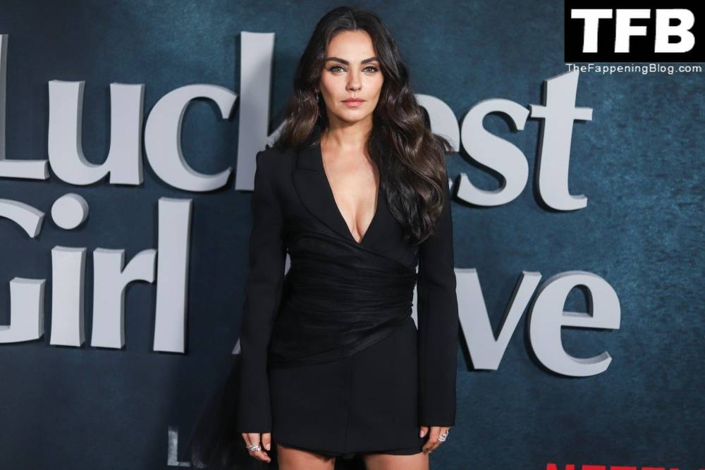 Mila Kunis Poses on the Red Carpet at the New York Premiere of Netflix 19s 18Luckiest Girl Alive 19 - #1