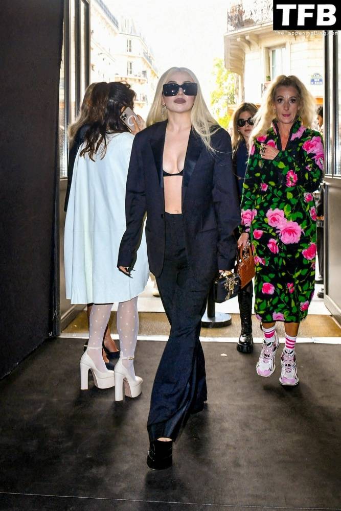 Ava Max Displays Her Sexy Tits as She Attends the Lanvin Show in Paris - #21