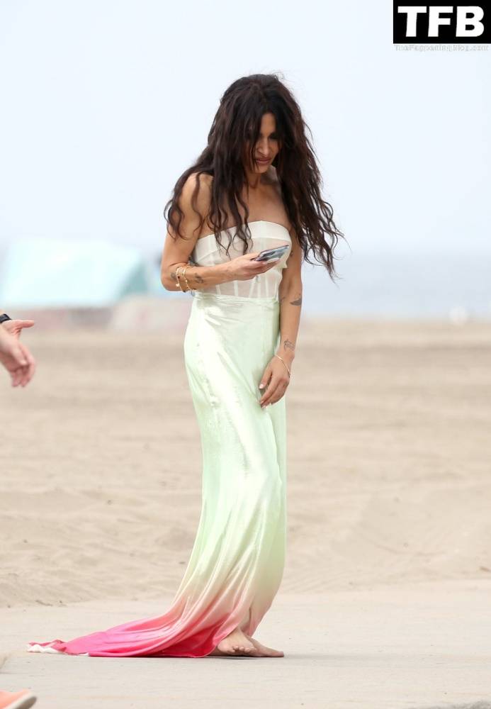 Sarah Shahi is Spotted During a Beach Shoot in LA - #18