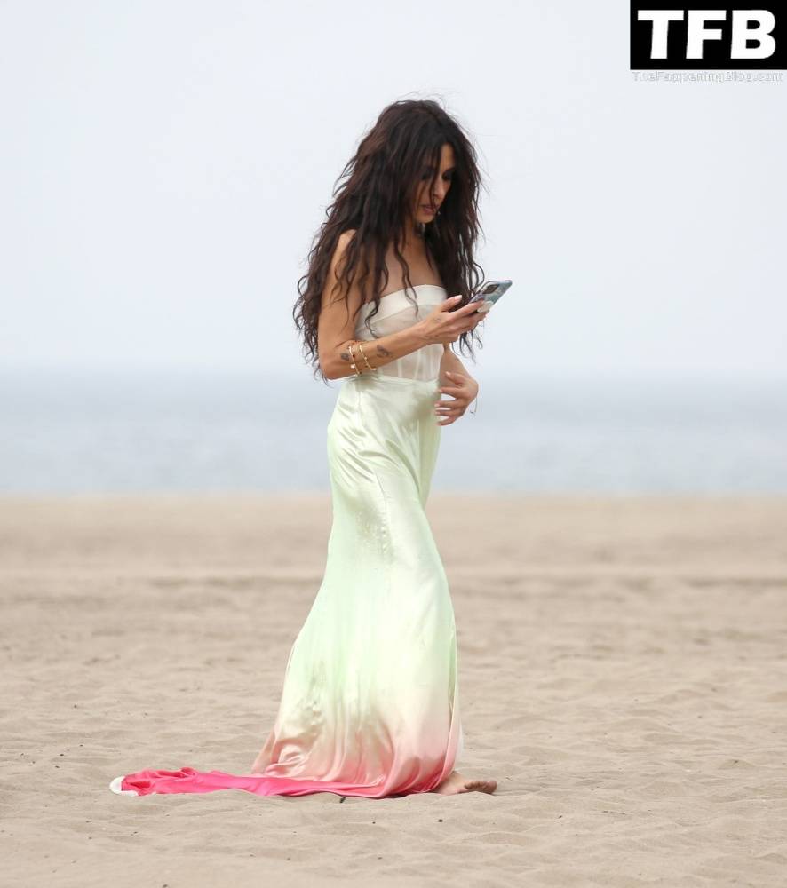Sarah Shahi is Spotted During a Beach Shoot in LA - #25