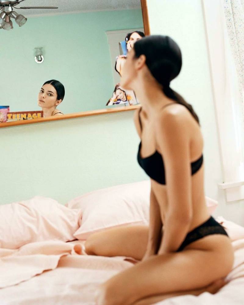 Kendall Jenner Nude Lingerie Photoshoot Leaked - #16