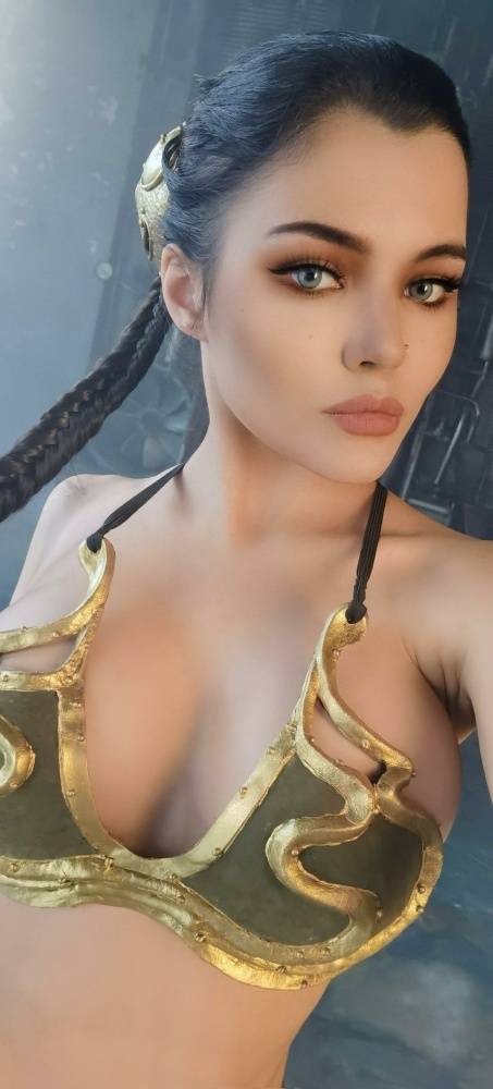 Kalinka Fox Nude Princess Leia Cosplay Set Leaked - #3