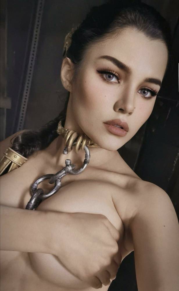 Kalinka Fox Nude Princess Leia Cosplay Set Leaked - #4