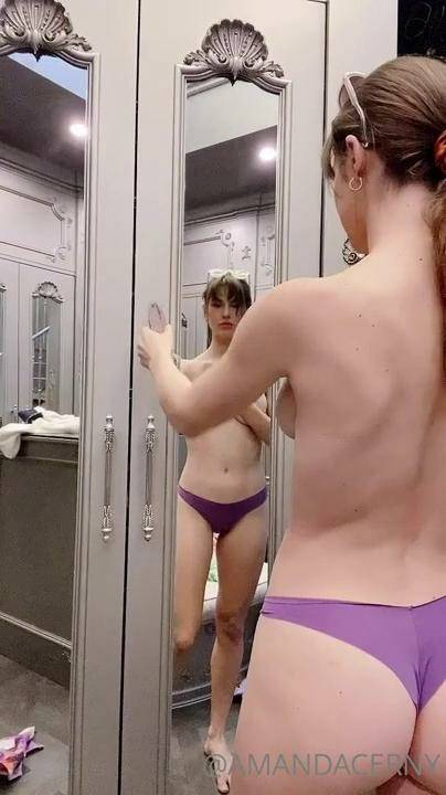 Amanda Cerny Nude Closet Striptease Onlyfans photo Leaked - #8