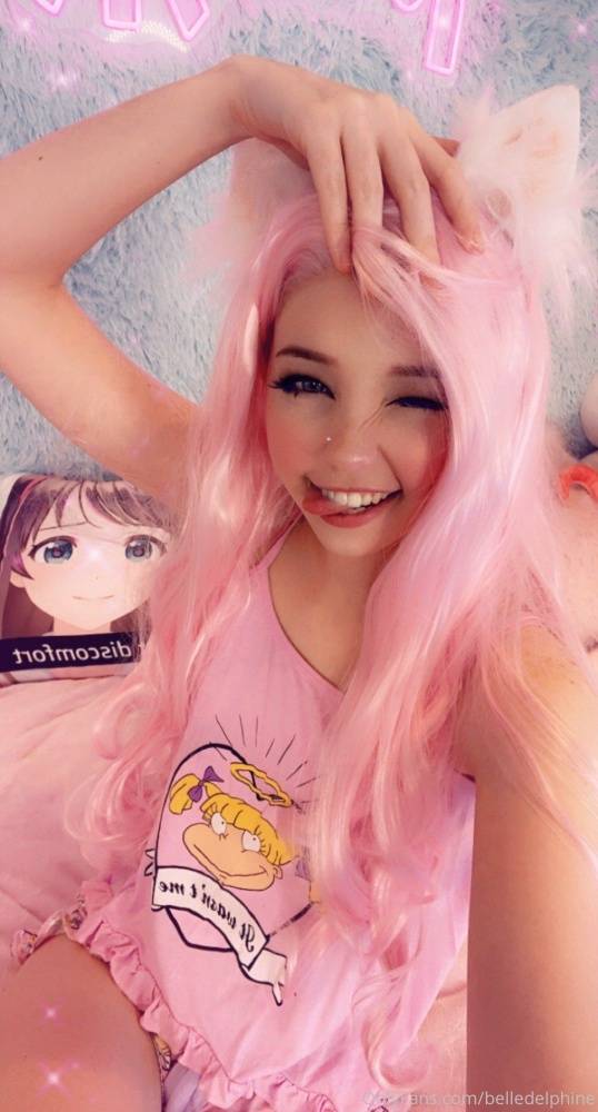 Belle Delphine Nude Pink Pajama Onlyfans Set Leaked