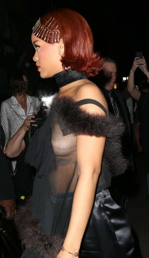 Rihanna Candid See-Through Nipple Slip Photos Leaked - #5
