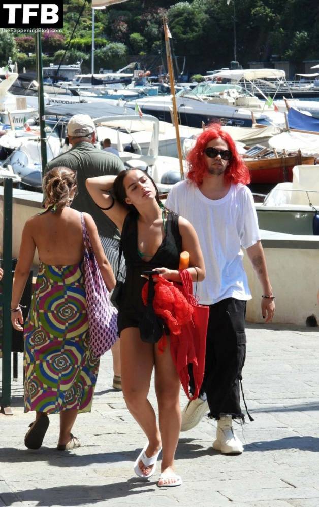 Addison Rae & Omer Fedi are Seen on Holiday in Portofino - #5