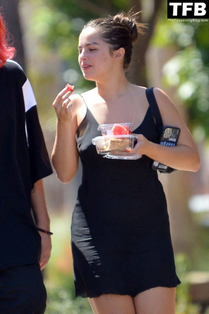 Addison Rae Indulges in Some Refreshing Watermelon While Out in a Tight Skirt with Her Boyfriend - #8