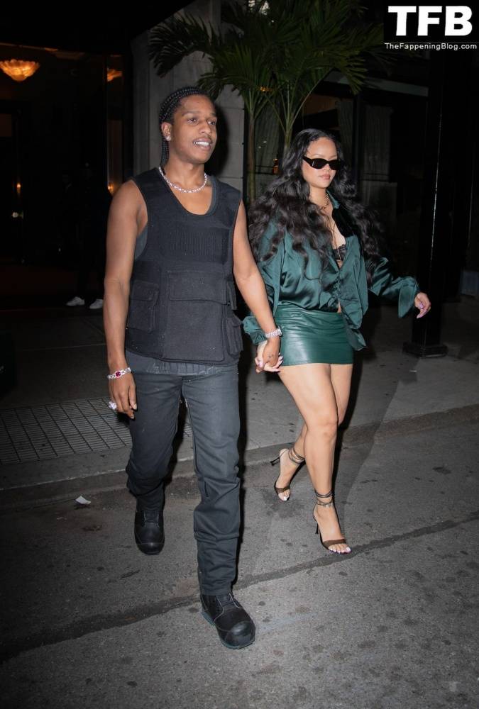Rihanna & ASAP Rocky Enjoy a Date Night at the Ned Hotel - #15