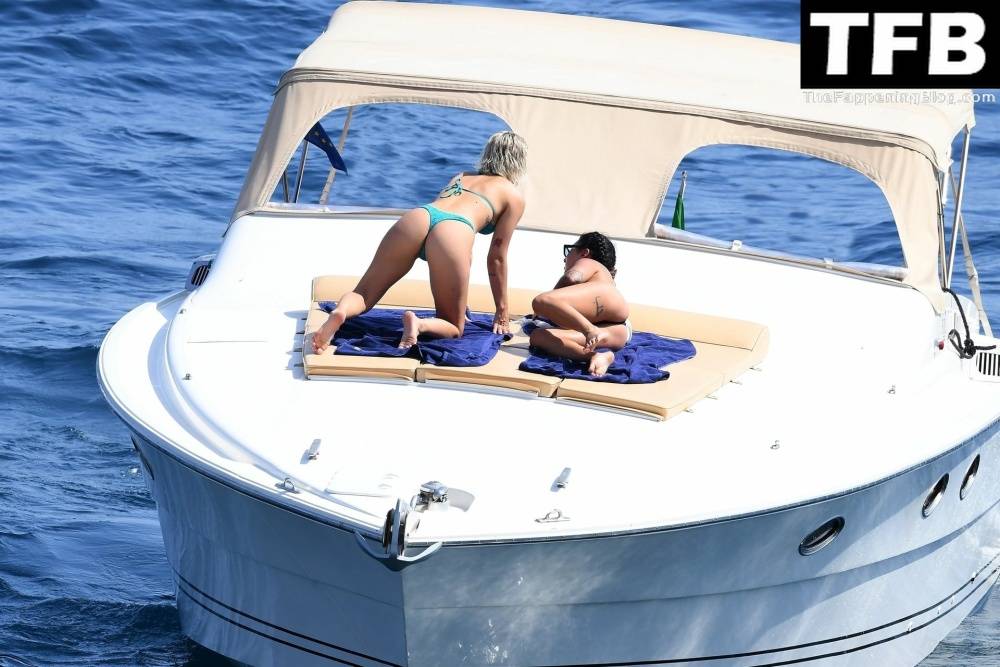 Ella Ding & Domenica Calarco Show Off Their Nude Tits While on Holiday on the Amalfi Coast - #1