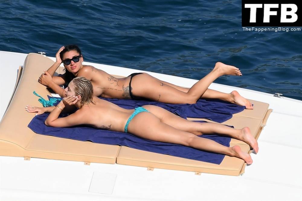 Ella Ding & Domenica Calarco Show Off Their Nude Tits While on Holiday on the Amalfi Coast - #36