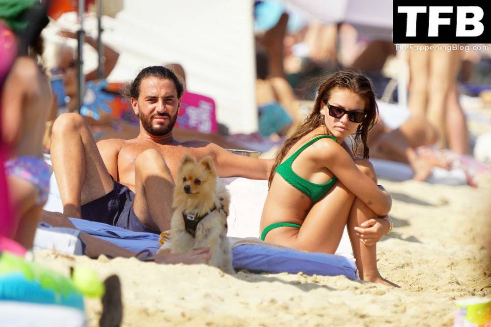 Thylane Blondeau & Ben Attal Enjoy a Day on the Beach in St Tropez - #4