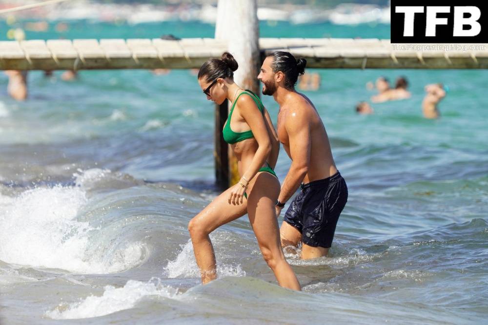 Thylane Blondeau & Ben Attal Enjoy a Day on the Beach in St Tropez - #22