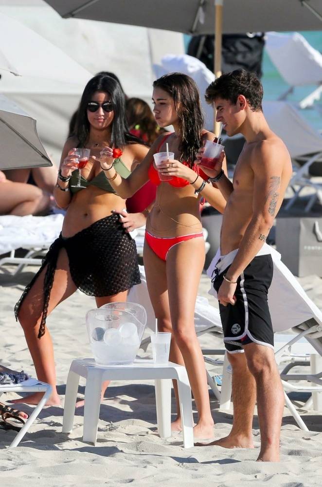 Madison Beer Sexy Thong Bikini Beach Set Leaked - #4