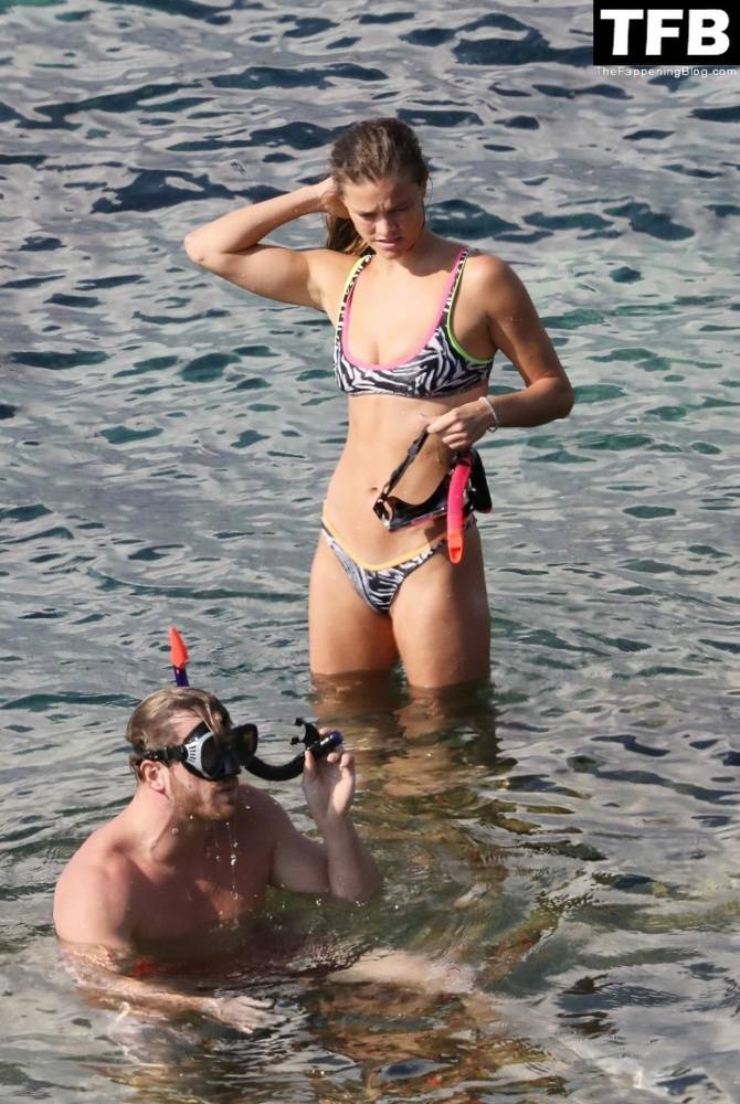 Nina Agdal & Logan Paul Enjoy a Day Snorkeling at the Beach in Mykonos - #65