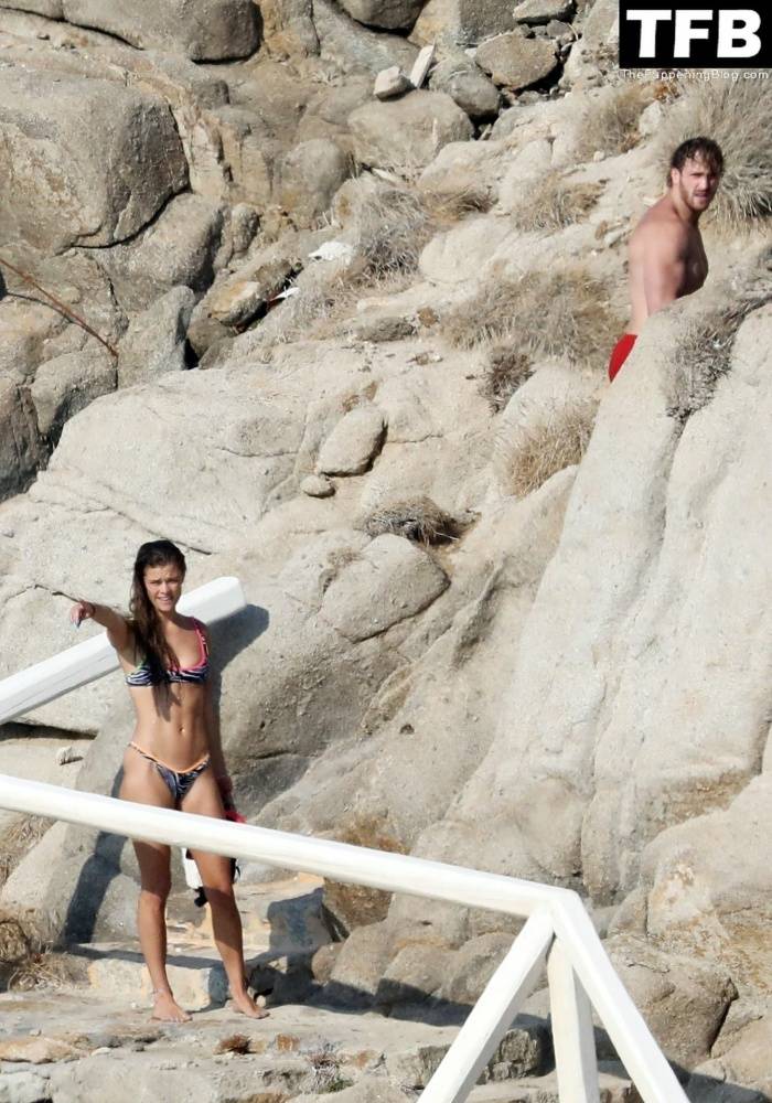 Nina Agdal & Logan Paul Enjoy a Day Snorkeling at the Beach in Mykonos - #78