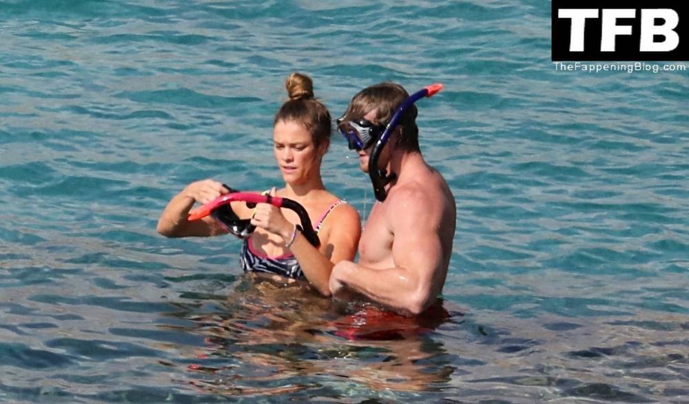 Nina Agdal & Logan Paul Enjoy a Day Snorkeling at the Beach in Mykonos - #29
