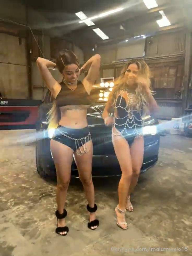 Malu Trevejo Twerking BTS Car Photoshoot Onlyfans Video Leaked - #6