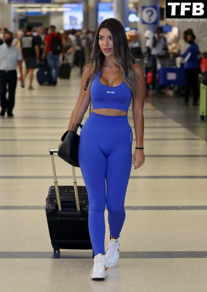 Ekin-Su Cülcüloglu Rocks a Sporty Look Wearing a Blue Outfit in LA - #25