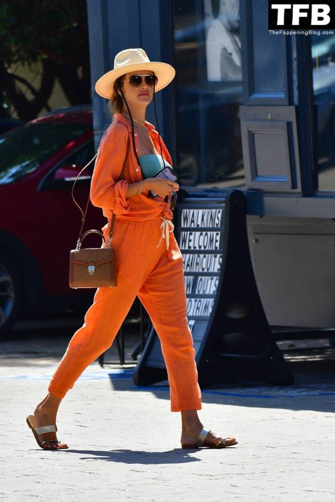 Alessandra Ambrosio Takes Her Daughter Out for Lunch in Malibu - #17