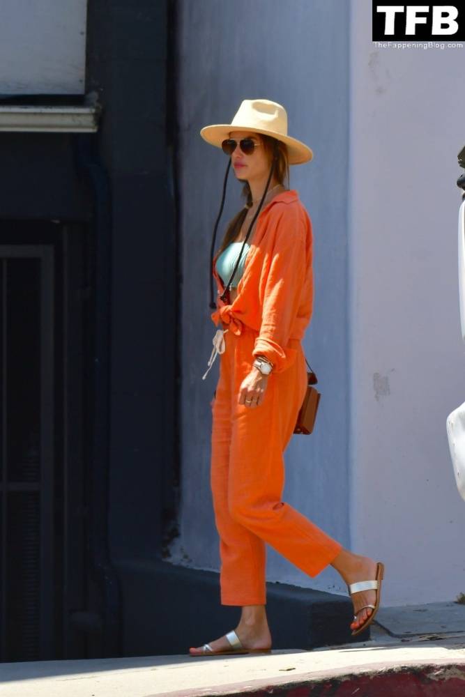 Alessandra Ambrosio Takes Her Daughter Out for Lunch in Malibu - #23