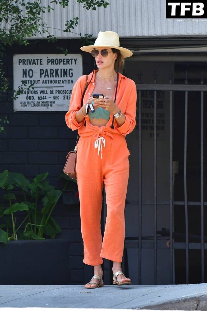 Alessandra Ambrosio Takes Her Daughter Out for Lunch in Malibu - #39