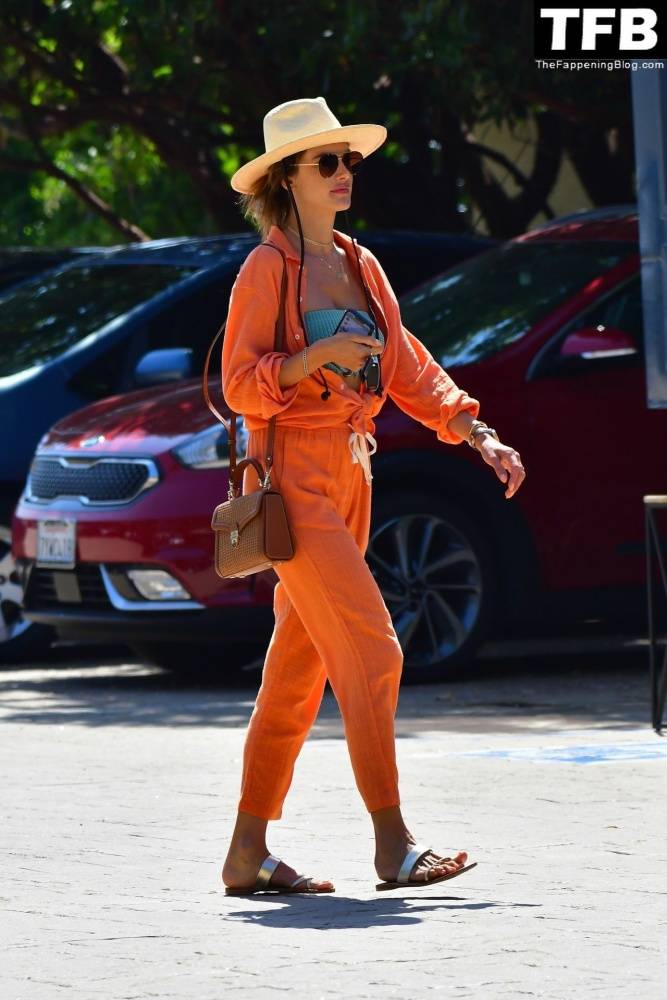 Alessandra Ambrosio Takes Her Daughter Out for Lunch in Malibu - #34
