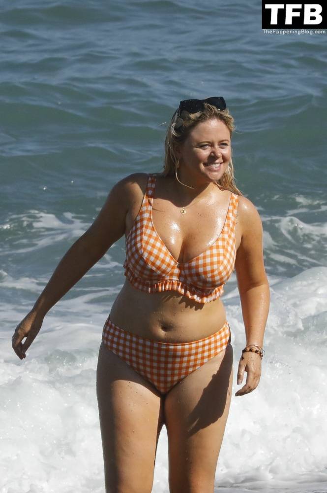 Emily Atack is Seen Having Fun by the Sea and Doing a Shoot on Holiday in Spain - #34