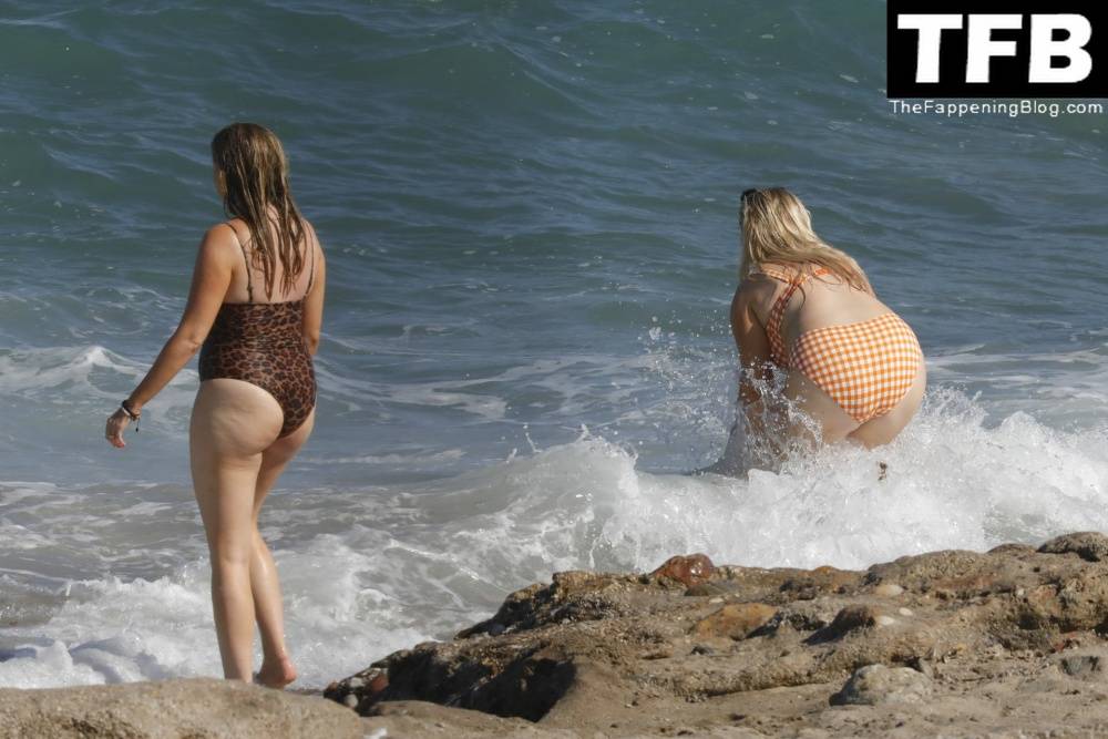 Emily Atack is Seen Having Fun by the Sea and Doing a Shoot on Holiday in Spain - #20