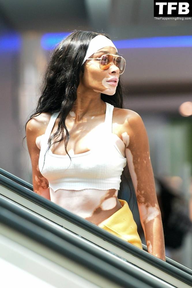 Winnie Harlow Flashes a Wave and a Smile as She Jets Out of LAX Airport - #6