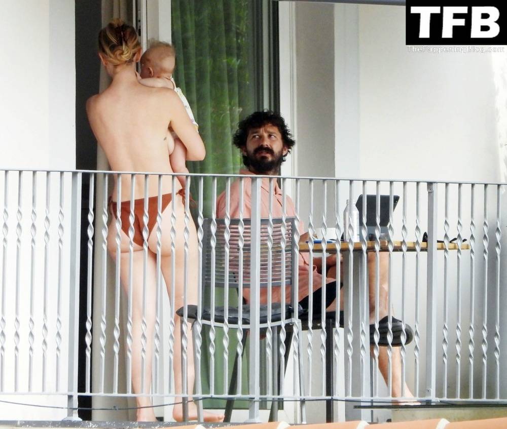 Mia Goth & Shia LaBeouf are Pictured on Vacation in Portofino - #12