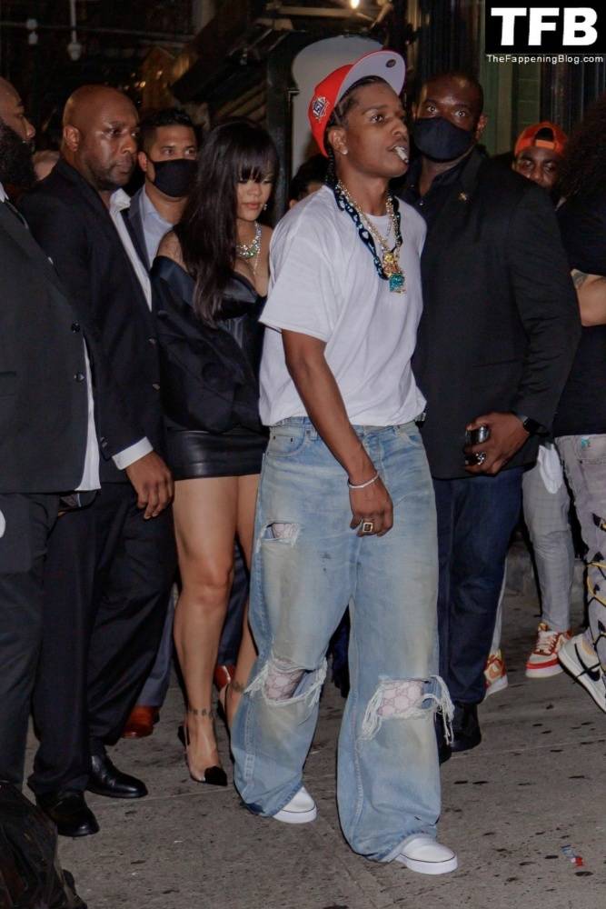 Rihanna & ASAP Rocky Have a Wild Night Out For the Launch in New York - #4