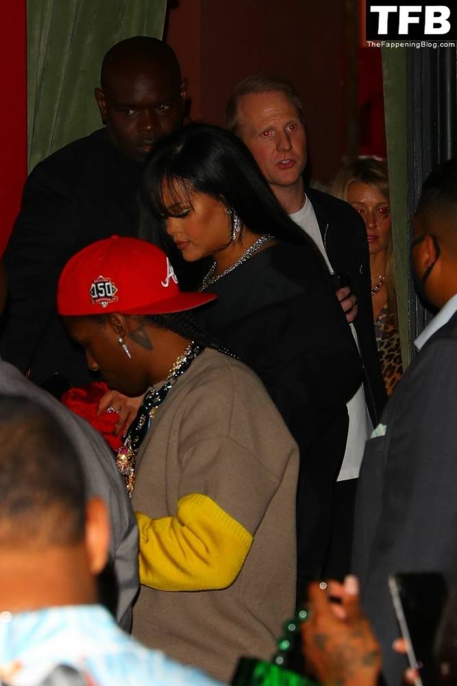 Rihanna & ASAP Rocky Have a Wild Night Out For the Launch in New York - #28