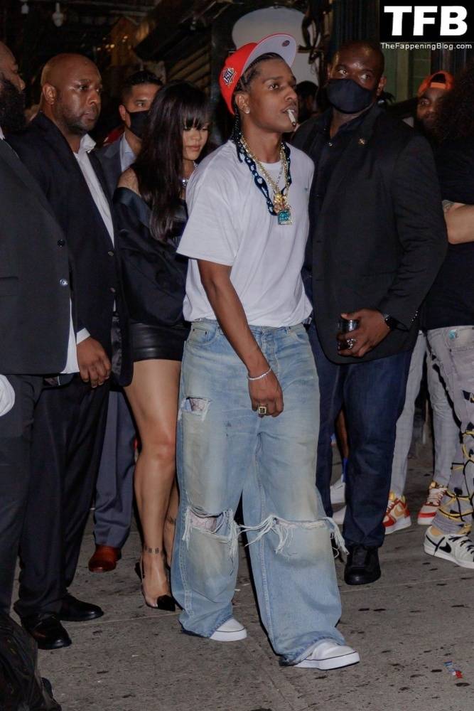Rihanna & ASAP Rocky Have a Wild Night Out For the Launch in New York - #2