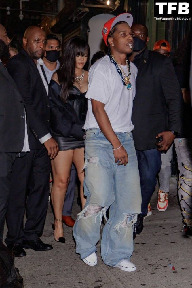 Rihanna & ASAP Rocky Have a Wild Night Out For the Launch in New York - #1