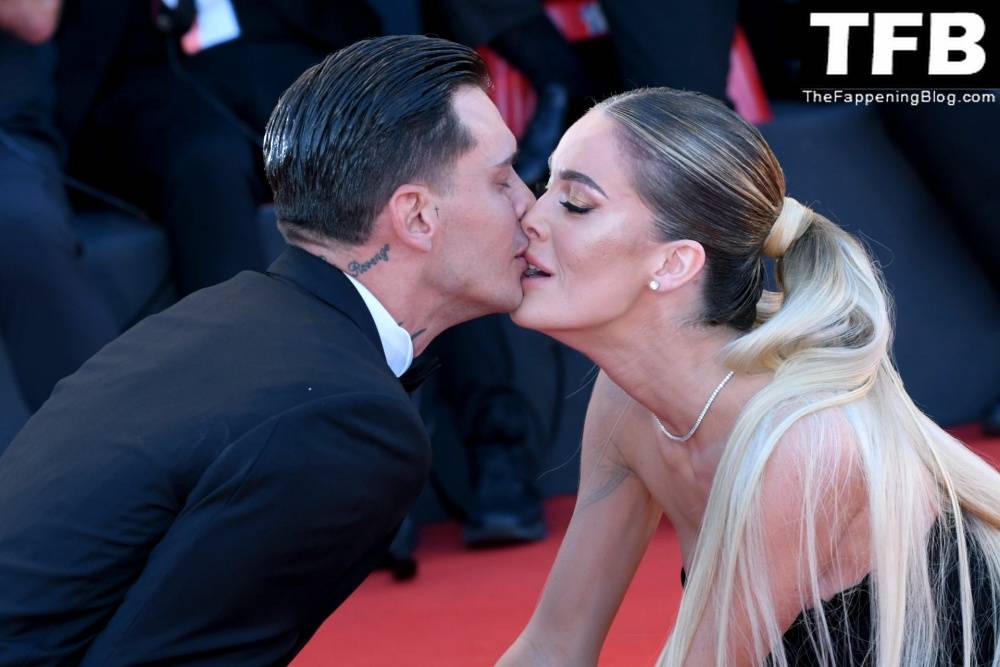 Alessandro Basciano Proposes to Sophie Codegoni During 1CThe Son 1D Red Carpet at the 79th Venice International Film Festival - #15