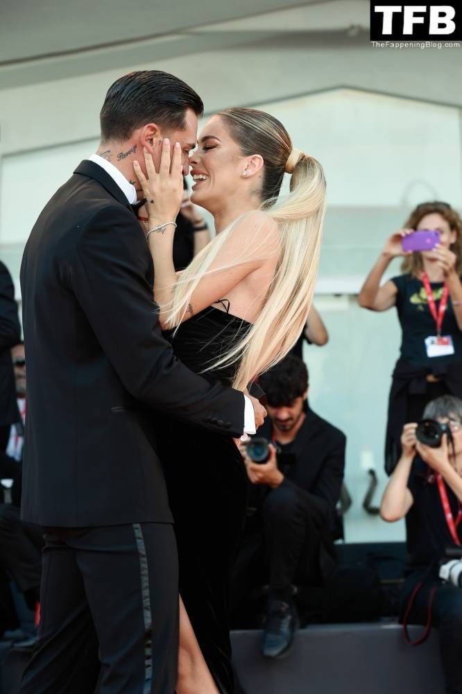 Alessandro Basciano Proposes to Sophie Codegoni During 1CThe Son 1D Red Carpet at the 79th Venice International Film Festival - #33