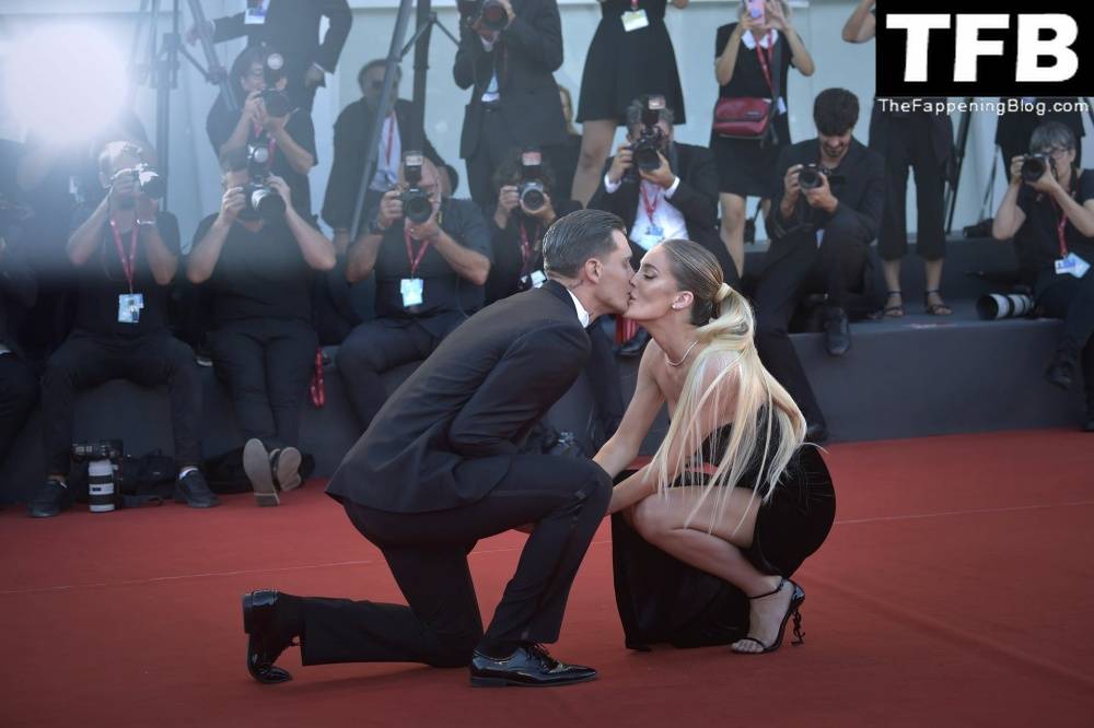 Alessandro Basciano Proposes to Sophie Codegoni During 1CThe Son 1D Red Carpet at the 79th Venice International Film Festival - #34