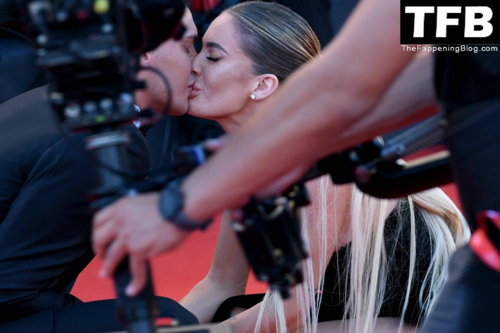 Alessandro Basciano Proposes to Sophie Codegoni During 1CThe Son 1D Red Carpet at the 79th Venice International Film Festival - #49