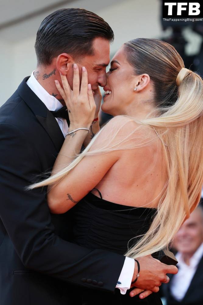 Alessandro Basciano Proposes to Sophie Codegoni During 1CThe Son 1D Red Carpet at the 79th Venice International Film Festival - #57