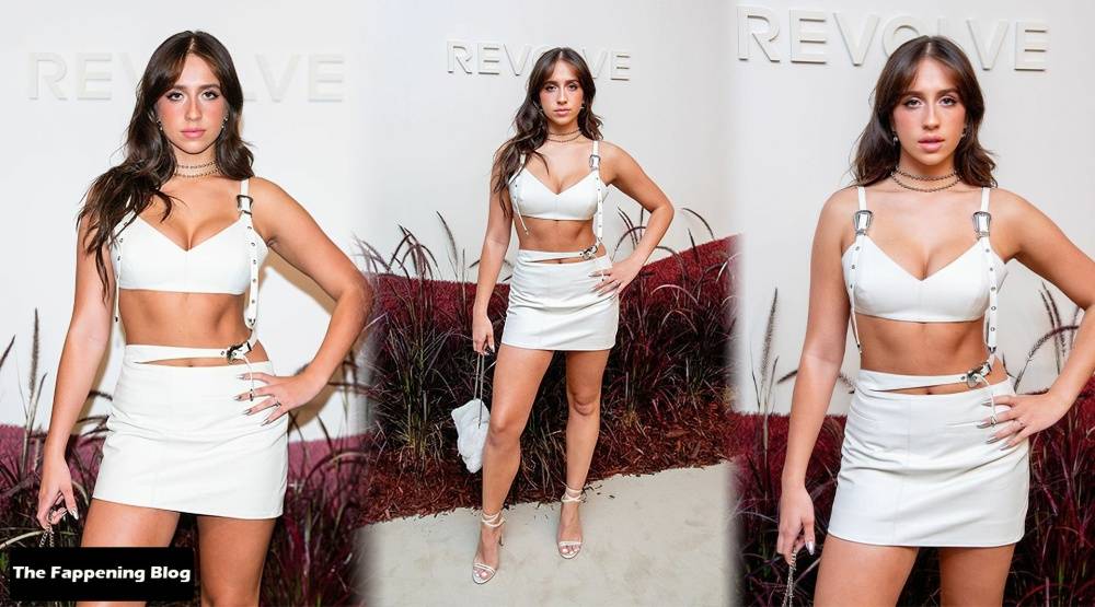 Tate McRae Displays Her Sexy Boobs & Legs at the Revolve Event in Manhattan - #4