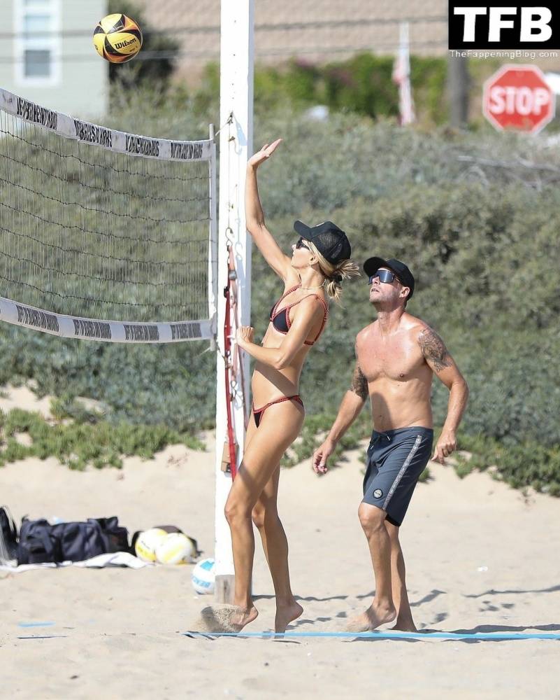 Alessandra Ambrosio Plays Beach Volleyball with Her Boyfriend and Fellow Model Friend - #7