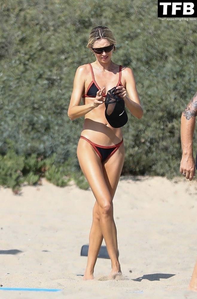 Alessandra Ambrosio Plays Beach Volleyball with Her Boyfriend and Fellow Model Friend - #4