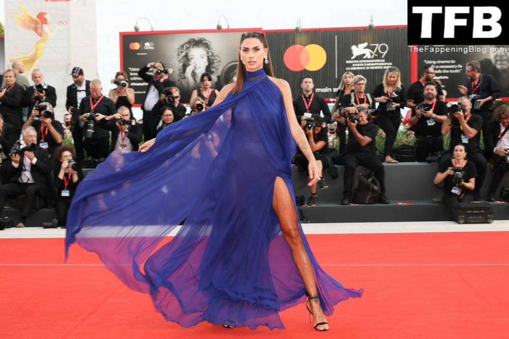 Melissa Satta Flashes Her Nude Tits at the 79th Venice International Film Festival - #31