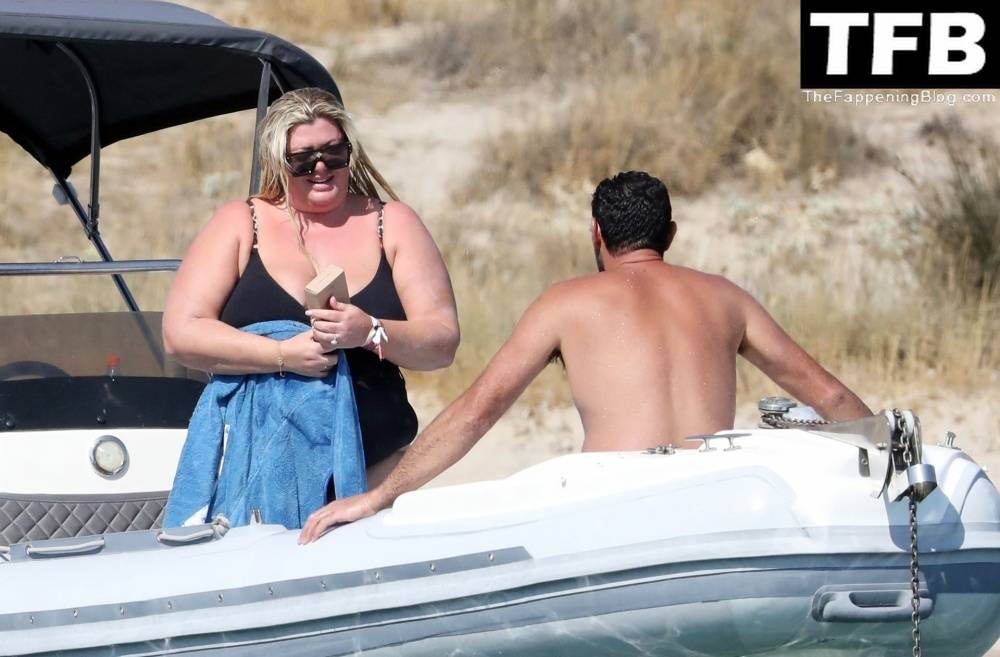 Gemma Collins Flashes Her Nude Boobs on the Greek Island of Mykonos - #67
